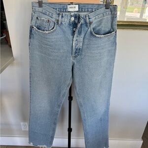 Agolde Lana High Rise Straight Leg Jeans